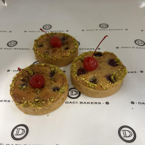 Sour Cherry & Pistachio Tart