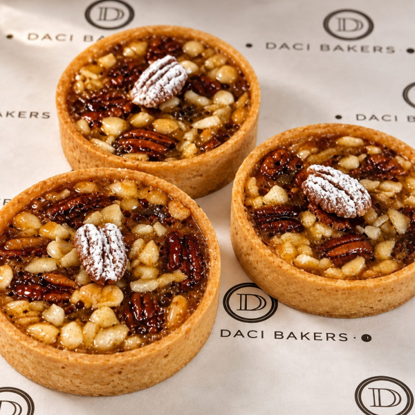 Pecan, Maple & Macadamia Tart