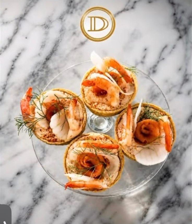 Prawn Fennel and Smoked Salmon Tart